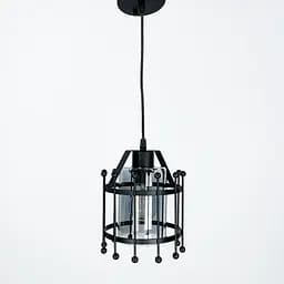 Підвіс Лофт у чорному корпусі Line.F Колір плафона Графітовий