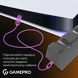 Зарядна станція для геймпадів GamePro PS5 (CHS420B) - мініатюра 7