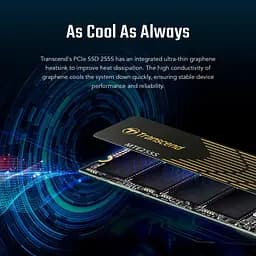 Накопичувач SSD Transcend m.2 NVMe 1TB PCIe 4.0x4 3D NAND (TS1TMTE255S) - мініатюра 4
