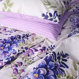 Наволочка MirSon Purple Flowers бязь 40х60 см (17-0723)