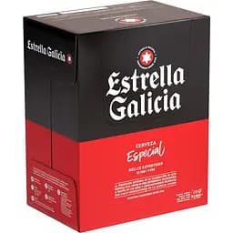 Упаковка пива Estrella Galicia Especial світле 5.5% 3.96 л (0.66 л x 6 шт.)