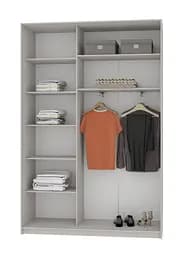 Шафа-купе дводверна MebelStar Стандарт BG ДСП/Дзеркало 160x45x240 см Дуб тахо (MBS-10189) - мініатюра 2