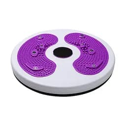 Диск масажний для схуднення "Здоров'я" FitGo Newt NE-F-145 біло-фіолетовий