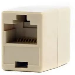 Розетка соединительная для RJ45 мама мама Grey Cablexpert (TA-350-10)