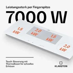 Індукційна варильна поверхня Klarstein Delicatessa 90 Slim Hybrid (10045613) - мініатюра 5