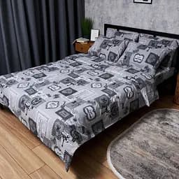 Комплект постільної білизни Moon&Star Бязь Gold Люкс Vintage Keys King Size 220x240 наволочки 2х70х70