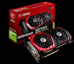 Видеокарта GeForce GTX 1070 Ti 8GB MSI Gaming (GTX 1070 Ti GAMING 8G) Б/У