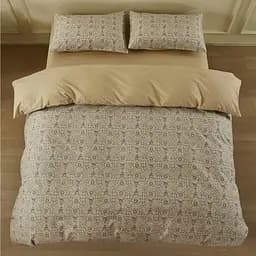 Комплект постельного белья Ardesto Gloria Полевые цветы полуторный евро бежевый (ART1622WB)