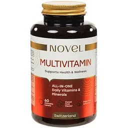Витаминно-минеральный комплекс Novel Multivitamin 60 жевательных таблеток