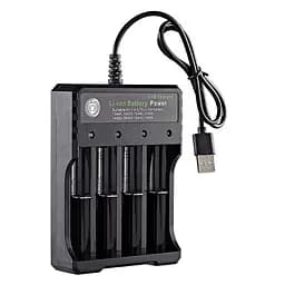 Зарядний пристрій на 4 слоти BMAX Charger Black (11011) - мініатюра 2