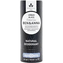 Дезодорант стік Ben&Anna Urban Black натуральний в еко упаковці 40 г