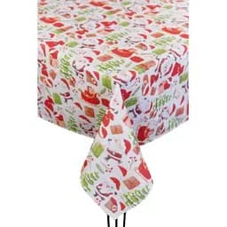Скатертина Прованс Санта на білому 120х140 см (35781)