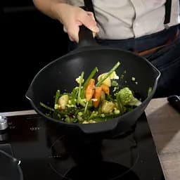 Сковорода Вок Tefal Robusto 28 см чорна (E2491944) - мініатюра 3
