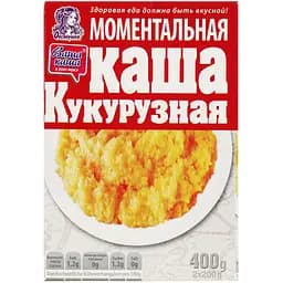 Каша кукурузная Ваша каша Витамины и минералы 400 г (2 шт. х 200 г)