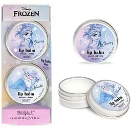 Набір бальзамів для губ Mad Beauty Frozen Крижане серце круглі 2 шт. × 12 г - мініатюра 4
