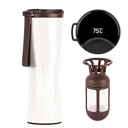 Термокружка Xiaomi Kiss Kiss Fish MOKA Smart Coffee Tumbler 430 мл White