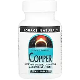 Дієтична добавка Sport Research Copper 3 мг 120 капсул