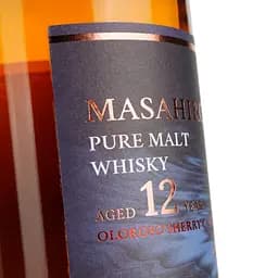 Віскі Masahiro Pure Malt Oloroso Sherry Cask 12 Year Old 43% 0.7 л в подарунковій упаковці - мініатюра 4