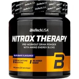 Передтренік BiotechUSA Nitrox Therapy Blue grape 340 г