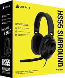 Ігрові навушники Corsair HS55 Surround Carbon (CA-9011265) [75609] - мініатюра 7