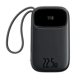 Зовнішній акумулятор Baseus EnerFill FC31 with 2 Built-in Cables 20000mAh 22.5W чорний - мініатюра 2