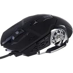 Ігрова провідна оптична миша зі світлодіодним підсвічуванням XPRO X6 чорна (4713)