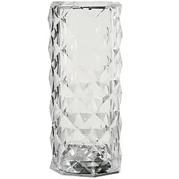 Світильник-нічник світлодіодний бездротовий Кристал RGB із сенсорним управлінням на пульті