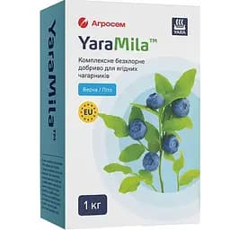 Комплексне безхлорне добриво YaraMila для лохини, чорниці, ягідних чагарників Весна-Літо 1 кг (10509216)