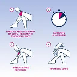 Крем для депіляції Veet Minima для чутливої шкіри, 200 мл (4680012390144) - мініатюра 5