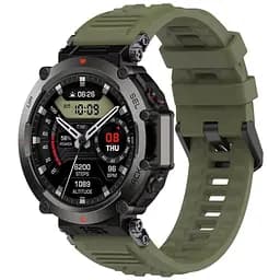 Силіконовий ремінець Primolux для смарт-годинника Amazfit T-Rex Ultra (A2142) Army Green - мініатюра 3