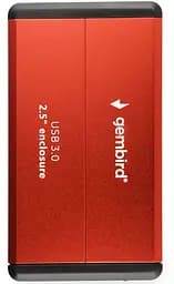 Внешний карман Gembird EE2-U3S-2-R для 2.5 SATA дисков, USB 3.0 (EE2-U3S-2-R)
