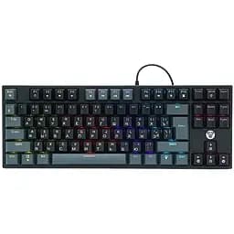 Клавіатура механічна ігрова з підсвічуванням Fantech ATOM MK-876 red switch, Eng, Black