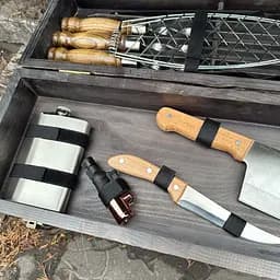 Подарунковий набір Mzavod Майстер BBQ темна текстура - мініатюра 4