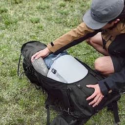 Рюкзак туристичний Naturehike Helium CNK2450XB014 (70 л) Чорний M - мініатюра 9