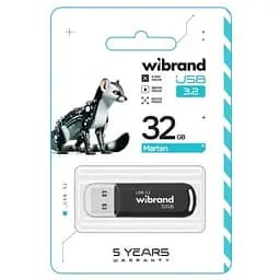 USB флеш накопичувач Wibrand 32GB Marten Black USB 3.2 Gen 1 (USB 3.0) (WI3.2/MA32P10B) - мініатюра 2