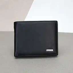 Кошелек мужской кожаный на магните Mario Dion 208E черный