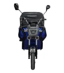 Вантажний електроскутер-самоскид триколісний CROSSER Cargo 12" (1500W 60V, 32Ah) Синій - мініатюра 4