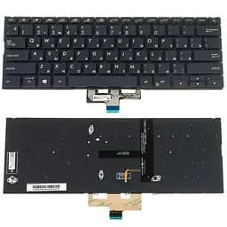 Клавіатура для ноутбука ASUS (UX433 series) rus, black, без фрейма, підсвічування клавіш
