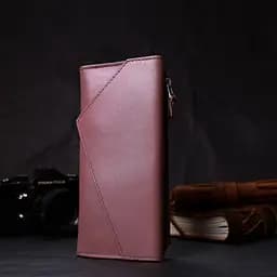Шкіряний жіночий гаманець Grande Pelle 21х10.5х2 см acs0027019 - мініатюра 7
