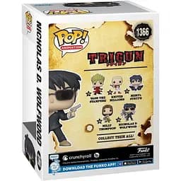 Фігурка Фанко Поп Тріган Ніколас Д. Вульфвуд Funko Pop Trigun Nicholas D. Wolfwood 10 см W TN 1366 - мініатюра 3