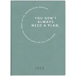 Дневник Brunnen 2026 Стандарт Torino Trend бирюзовый холодный (73-795 38 536)