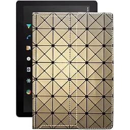 Чохол StatusCASE з екошкіри для планшету Pixus Vision 10.1 Золотий ромб