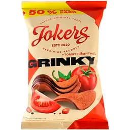 Грінки Jokers житньо-пшеничні зі смаком томат пікантний 120 г