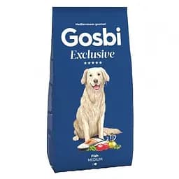 Сухий корм для собак Gosbi Exclusive Fish Medium 12 кг з рибою (8437015611167)