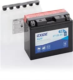 Мото акумулятор EXIDE AGM 6СТ-10Ah АзЕ 12В 160А (EN) ET12B-BS