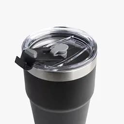 Пляшка-стакан для води Smart Shake Bohtal Insulated Travel Mug 600 мл чорний - мініатюра 3