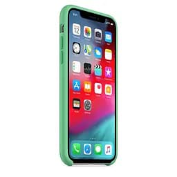 Чохол Silicone Case без Logo AA для Apple iPhone 11 Pro 5.8" Зелений / Spearmint - мініатюра 3