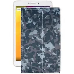 Чохол StatusCASE з екошкіри для планшету Nomi Corsa 3G C070010 Хаки-синій