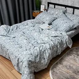 Підковдра Moon&Star Бязь Gold Люкс Silver Stars Полуторна Євро 160x220 см - мініатюра 4