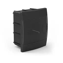 Електричний щиток внутрішній Horoz Electric 4 з пружинною системою блокування чорний